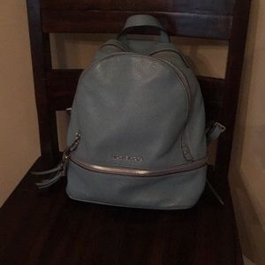Blue Michael Kors backpack